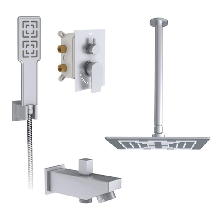 ست شیرآلات حمام شودر مدل رومر تیپ کد 4